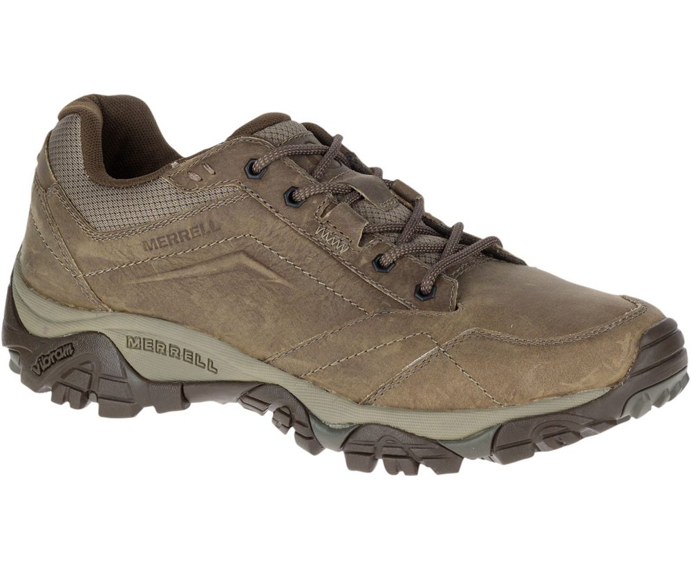 Buty Sportowe Merrell Męskie Oliwkowe - Moab Adventure Lace Wide Width - 794851-RMJ